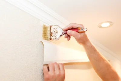 Pose de papier peint à Bonnée — revêtements muraux et toiles de verre